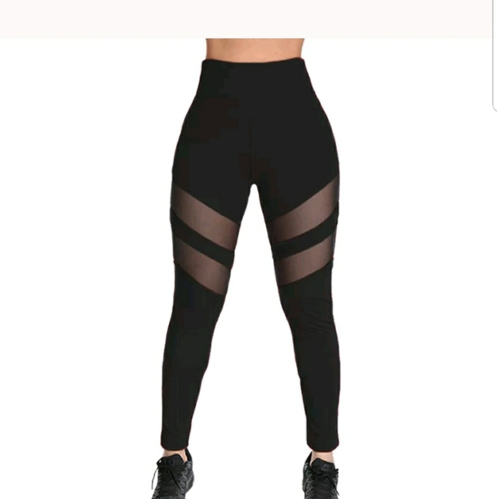 Sexy mesh Legging high waist pants